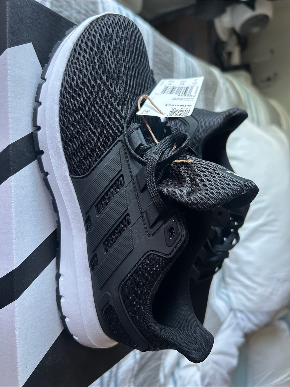 adidas Women's Black White Running Sneakers